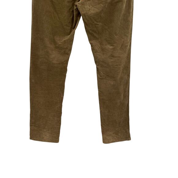 Faherty Stretch Corduroy Pants Green Brown Size 35 - Picture 10 of 14